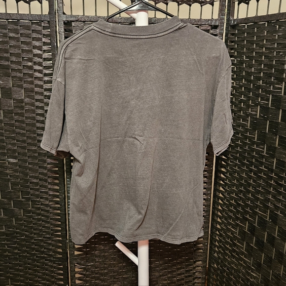 O'Neill Boxy Crop In An Andy Warhol Style Graphic Cherry Print Green Orange Blue - Picture 3 of 3